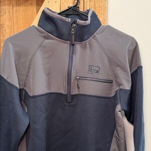 Men’s banded sweater blue and grey rn 136227